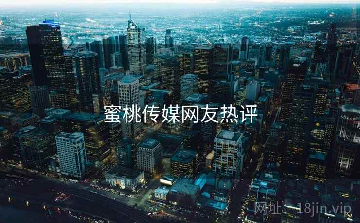 蜜桃传媒网友热评